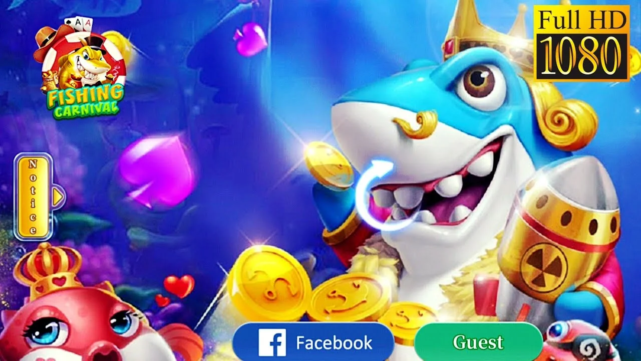 Ilustrasi suasana permainan tembak ikan mobile 918KAYA